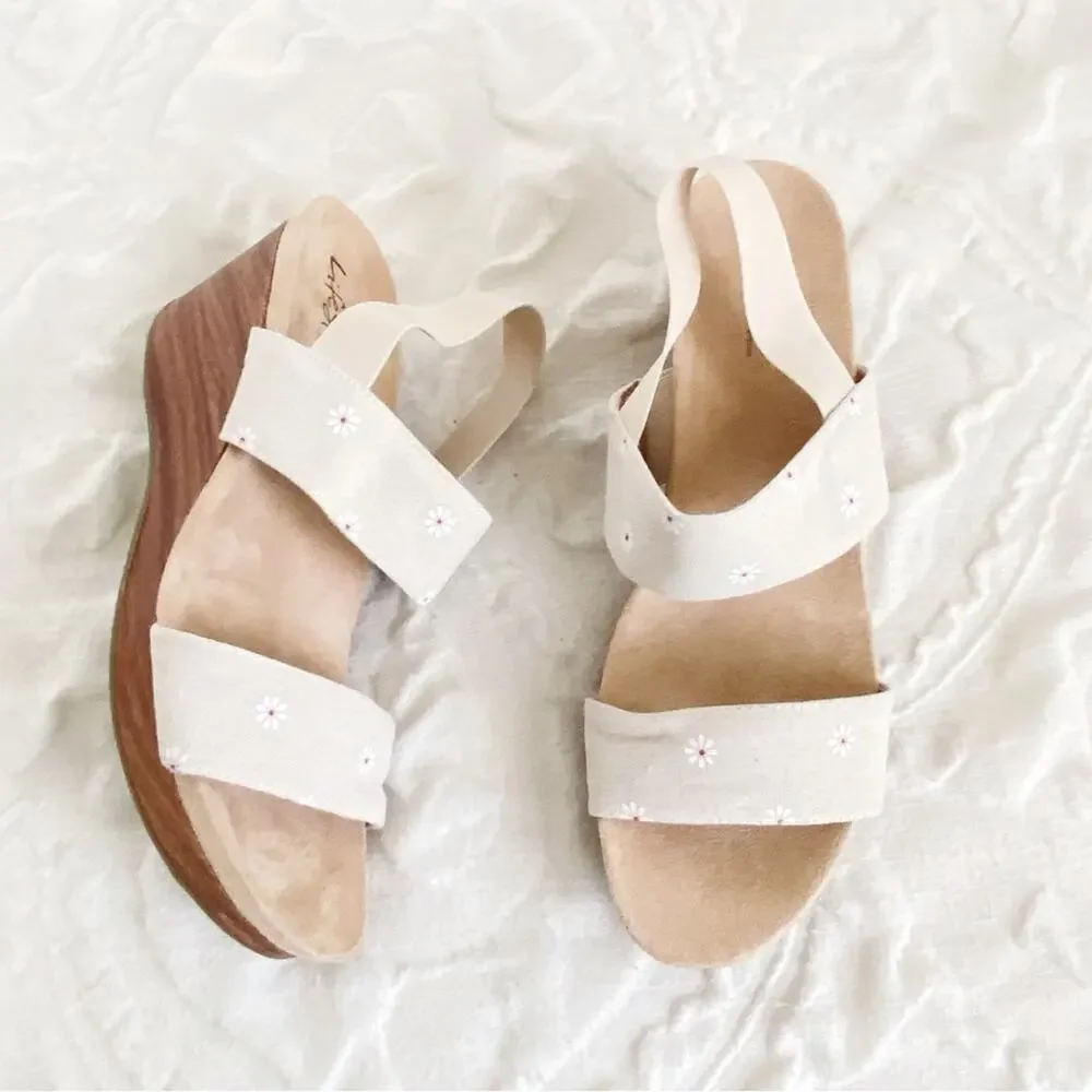 BOGO  Life Stride Delta Floral Wedge Sandals Size 11 New